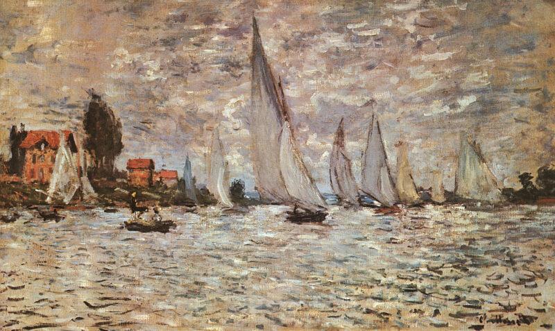 Claude Monet Regatta at Argenteuil